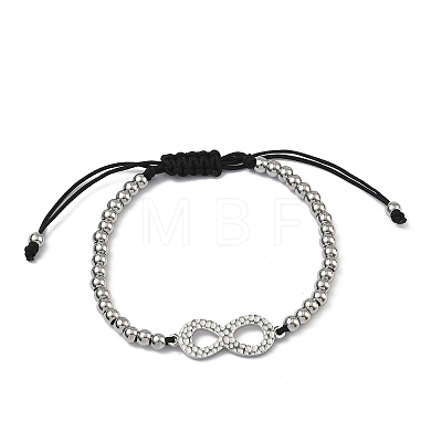 304 Stainless Steel Infinity Link Bracelets BJEW-F534-01P-1