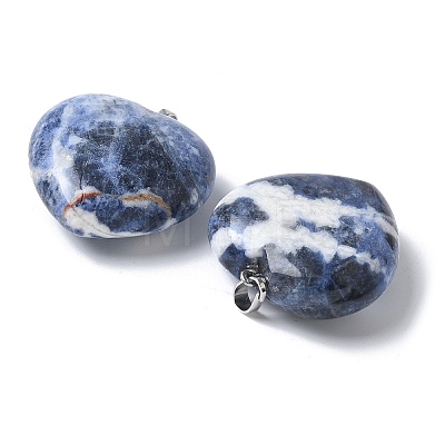 Natural Sodalite Pendants G-A259-02P-04-1