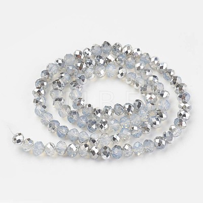 Electroplate Glass Beads Strands EGLA-A034-J6mm-M05-1