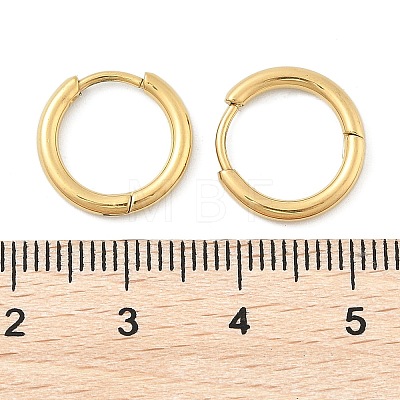 Ion Plating(IP) 304 Stainless Steel Hoop Earrings EJEW-P177-G-07-1