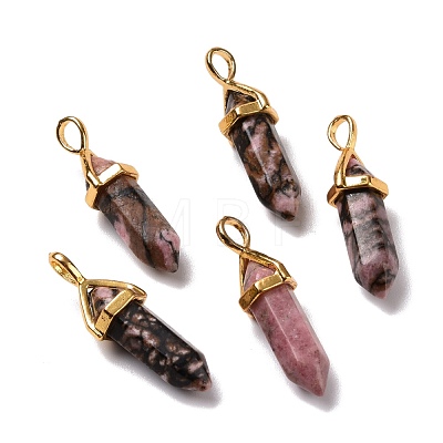 Natural Rhodonite Pendants G-K329-50G-1