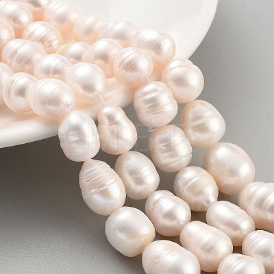 Natural Cultured Freshwater Pearl Beads Strands PEAR-P062-11B-1