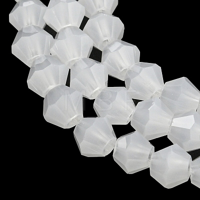 Imitation Jade Glass Beads Strands GLAA-F029-J4mm-06-1