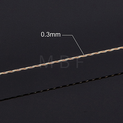 BENECREAT 3 Strands Copper Craft Wire CWIR-BC0008-0.3mm-KCG-1