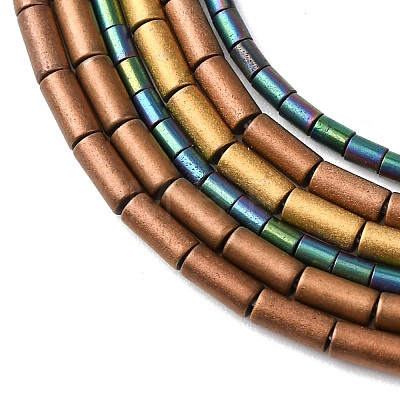 Electroplated Synthetic Non-magnetic Hematite Beads Strands G-K366-I02-02-1