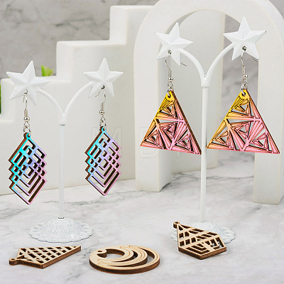 DIY Geometry Earring Making Kit DIY-TA0005-46-1