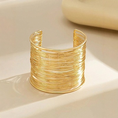 Alloy Open Armlets Bangles WG0CB18-01-1