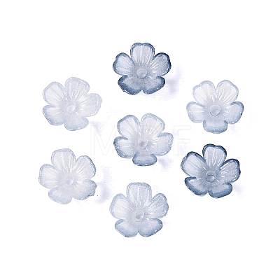 Transparent Plastic Bead Caps KY-Q005-02A-01-1