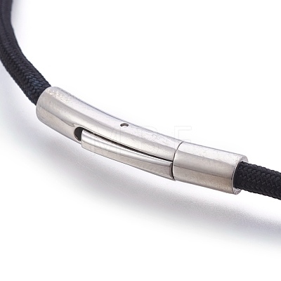 Nylon Cord Necklace Making MAK-E665-15-3mm-1