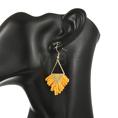 304 Stainless Steel Dangle Earrings EJEW-MZ00806-03-1