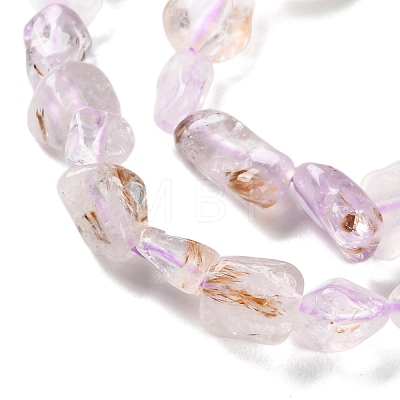 Natural Amethyst Beads Strands G-P497-01C-26-1