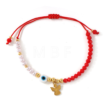 304 Stainless Steel Charm Bracelets PB8493-2-1