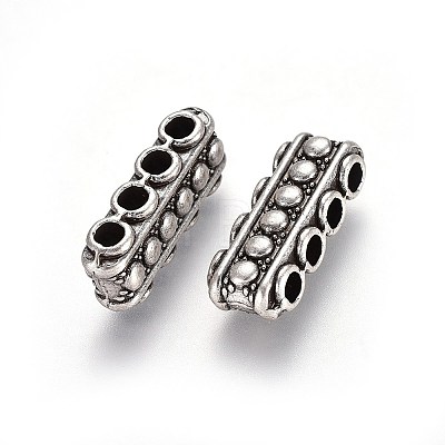 Tibetan Style Alloy Bead Spacer Bars TIBE-A16787-TAS-NR-1