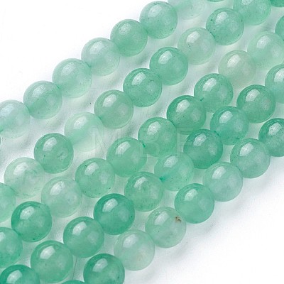 Natural Green Aventurine Beads Strands G-F629-01B-2-1