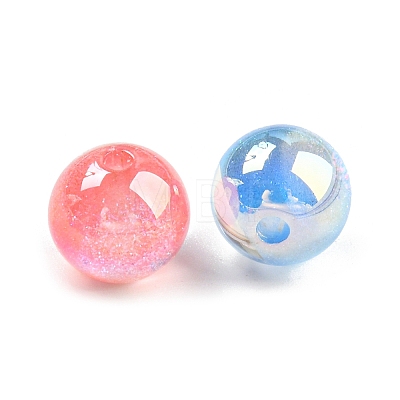 Iridescent Acrylic Beads MACR-F078-02B-1