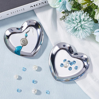 4Pcs 430 Stainless Steel Jewelry Plates AJEW-CN0004-48-1