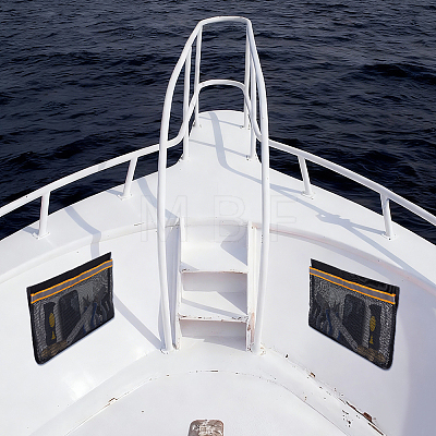 Polyester Yacht Mesh Storage Bags AJEW-WH0752-380C-1