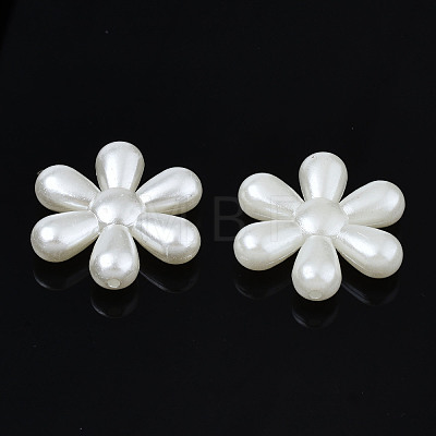 ABS Plastic Imitation Pearl Beads KY-T023-029B-1