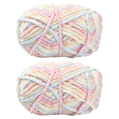 Soft Crocheting Polyester Yarn YCOR-FZC0001-01B-1