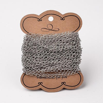 Tarnish Resistant 304 Stainless Steel Twisted Chains CHS-L015-03-1