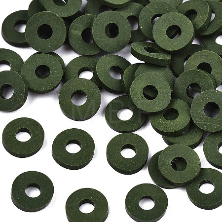 Handmade Polymer Clay Beads CLAY-Q251-8.0mm-81-1