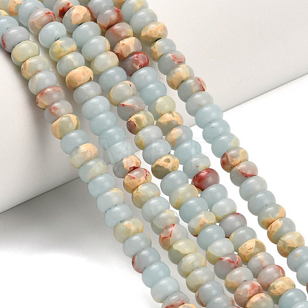 Synthetic Imperial Jasper Beads Strands G-Z110-B04-2x4mm-08-1