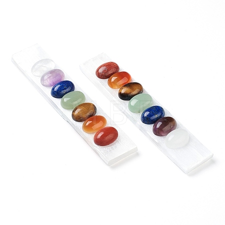 Chakra Natural Selenite Display Decorations G-G973-10-1