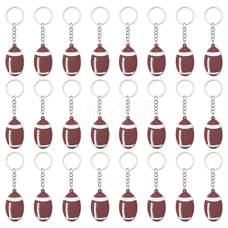 24Pcs Silicone Keychains KEYC-FG0001-27-1