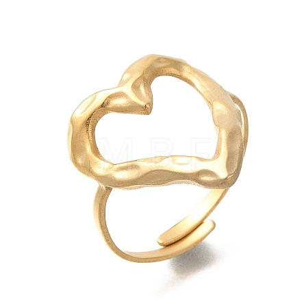 304 Stainless Steel Rings for Women RJEW-S238-02G-1