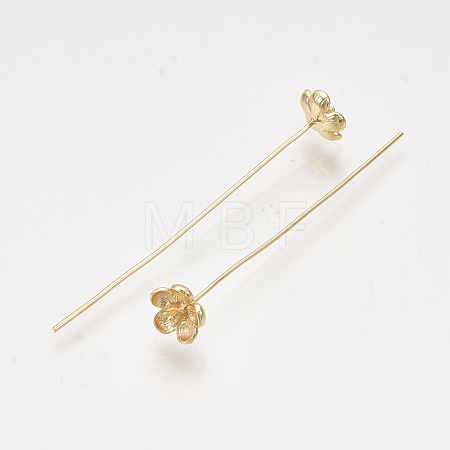 Brass Pins X-KK-T038-589G-NF-1