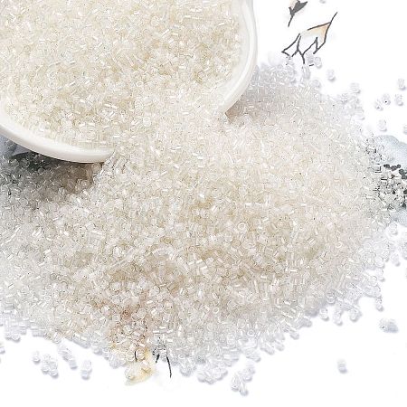Transparent Inside Colours Glass Seed Beads SEED-H003-04A-1