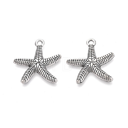 Tibetan Style Alloy Pendants TIBEP-T054-09AS-1