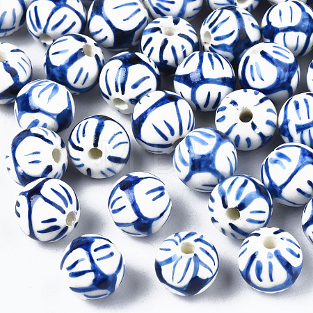 Handmade Porcelain Beads PORC-Q212-12mm-1-1