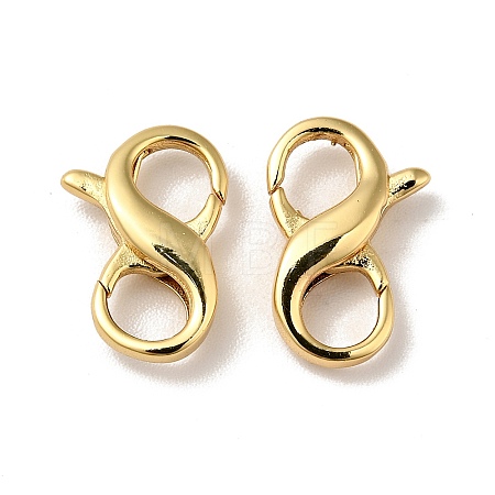 Brass Lobster Claw Clasps KK-J301-24G-1
