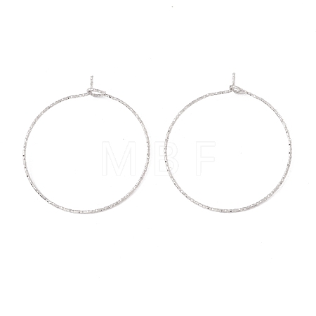 316 Surgical Stainless Steel Hoop Earrings Findings STAS-D183-02P-03-1