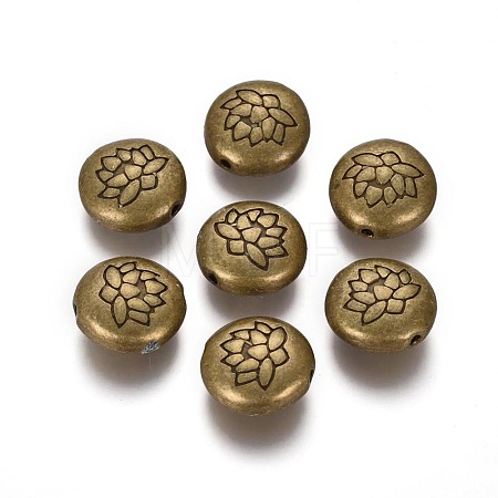 Tibetan Style Alloy Beads X-TIBEB-Q067-08AB-NR-1
