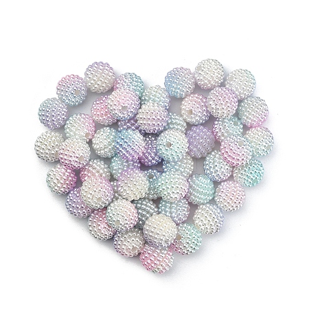 50Pcs Imitation Pearl Acrylic Beads OACR-YW0001-11F-1