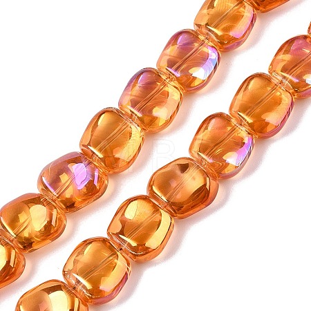 Electroplate Glass Beads Strands EGLA-N012-07L-1
