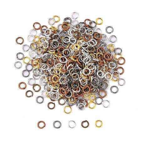Iron Open Jump Rings JR4MM-M1-1