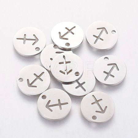 Non-Tarnish 304 Stainless Steel Charms STAS-Q201-T095-9-1