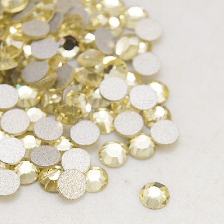 Glass Flat Back Rhinestone RGLA-C002-SS30-213-1