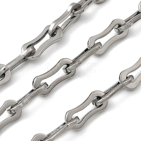 304 Stainless Steel Bone Link Chains CHS-Z007-12P-1