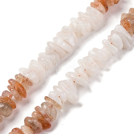 Natural Multi-Moonstone Beads Strands G-L610-A12-03-1