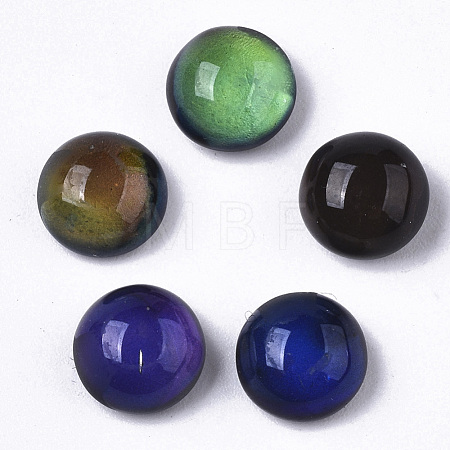 Translucent Glass Cabochons GLAA-T023-03A-1