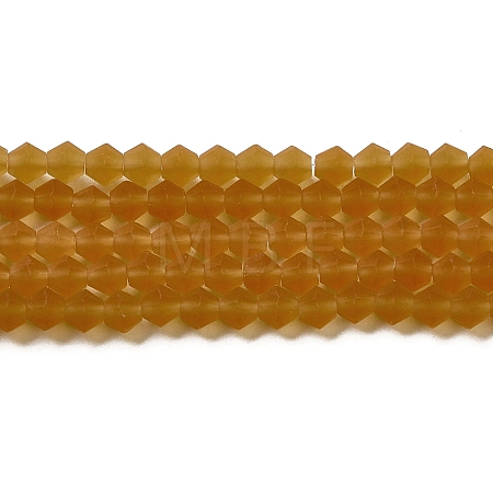Imitate Austrian Crystal Frosted Glass Beads Strands LS-EGLA-A039-T3mm-MD28-1