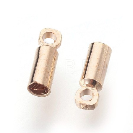 Brass Cord Ends KK-F768-04LG-1