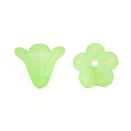 Frosted Acrylic Beads PL692-8-1