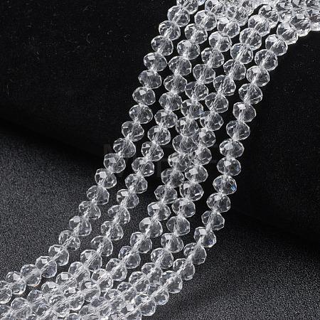 Glass Beads Strands EGLA-A034-T4mm-D19-1