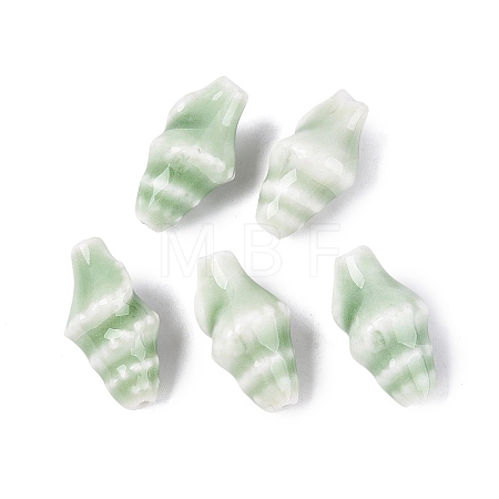Vintage Handmade Porcelain Beads PORC-Q006-08J-1