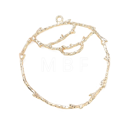 Brass Pendants KK-D263-01G-03-1